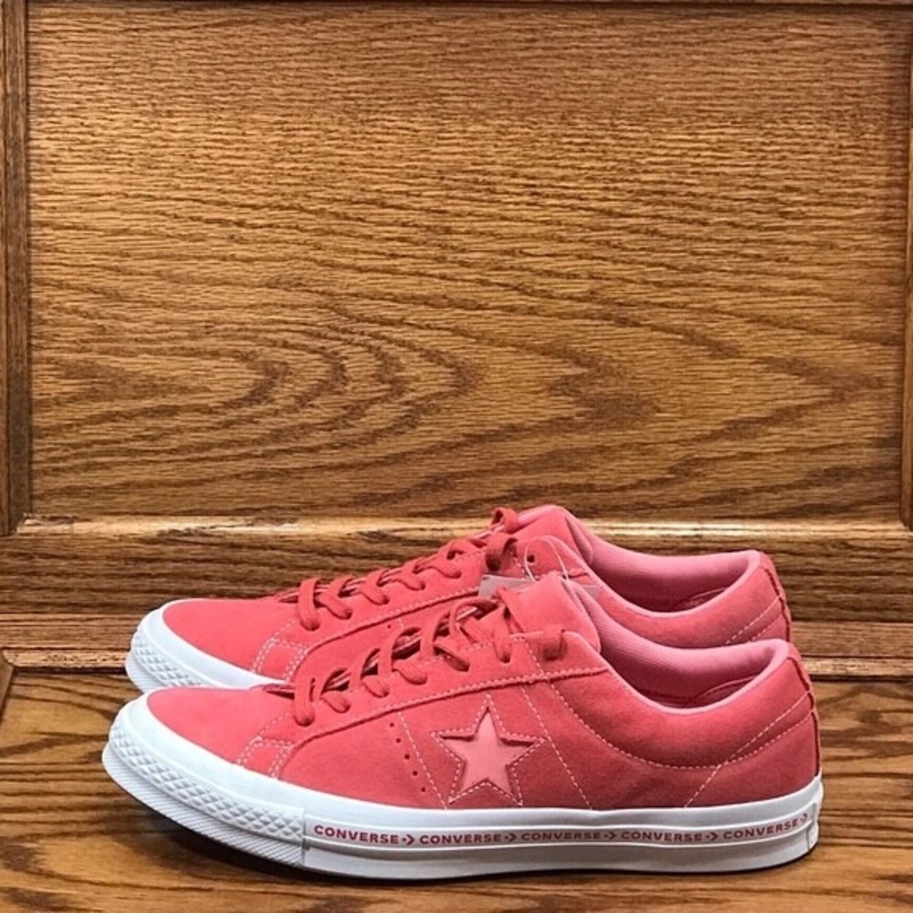 Converse One Star Ox Paradise Pink Suede Low Top Sneakers Size Men 11